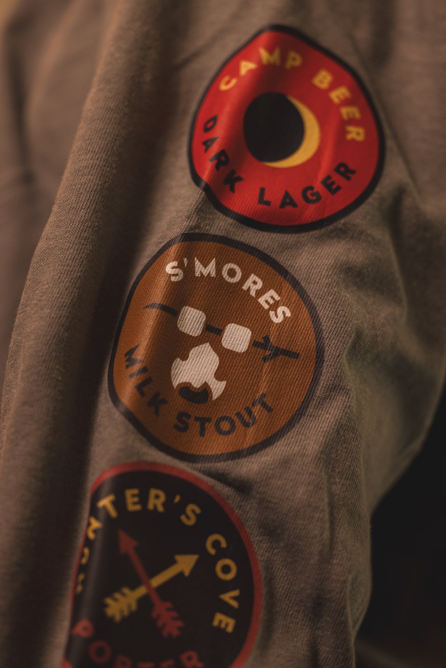 Camp Beer Badge Long-Sleeve Shirt