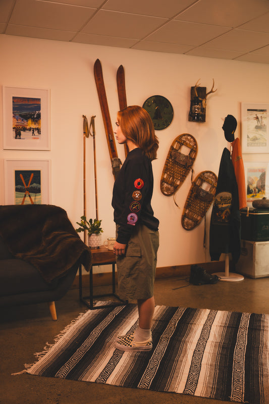 Camp Beer Badge Long-Sleeve Shirt