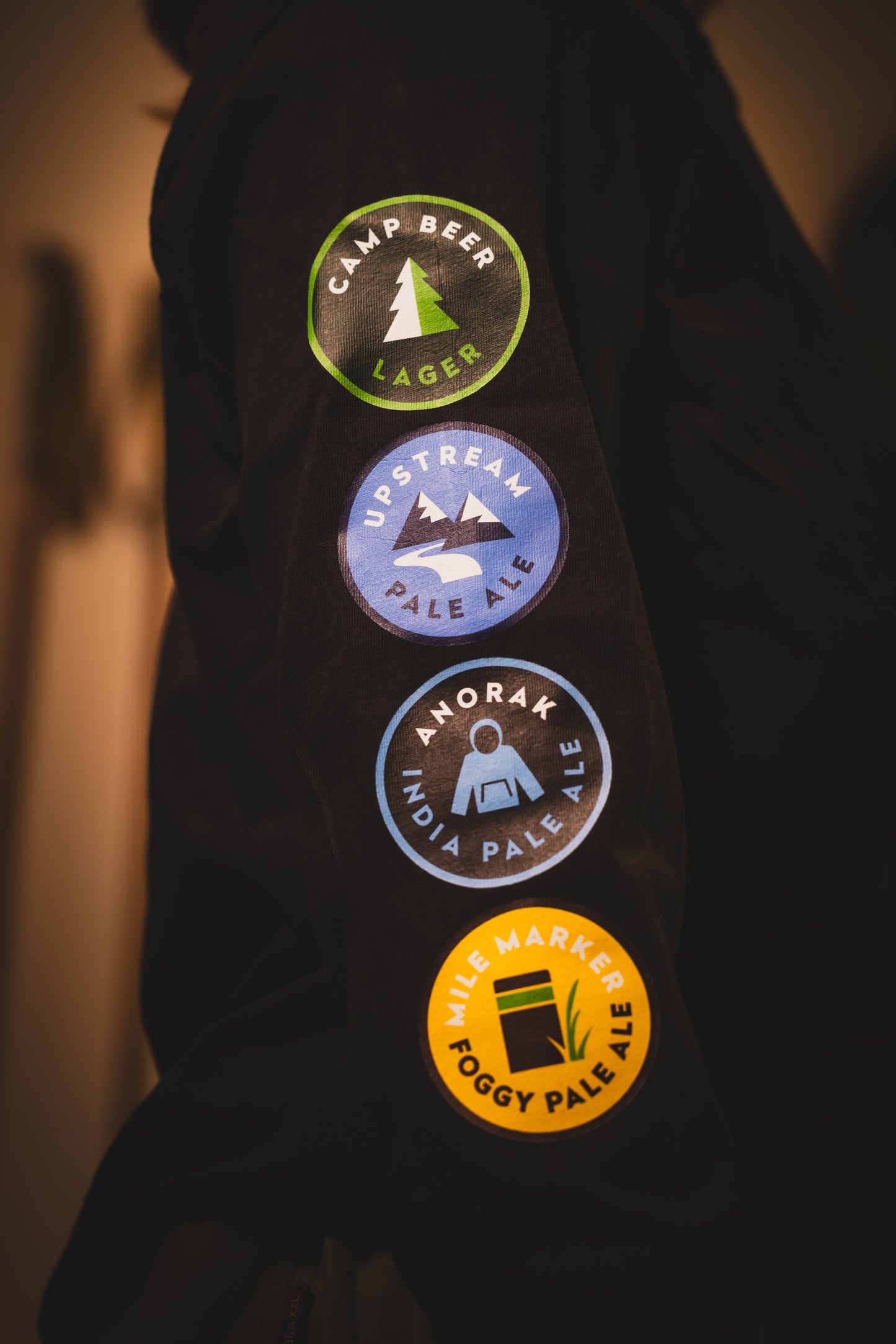 Camp Beer Badge Long-Sleeve Shirt