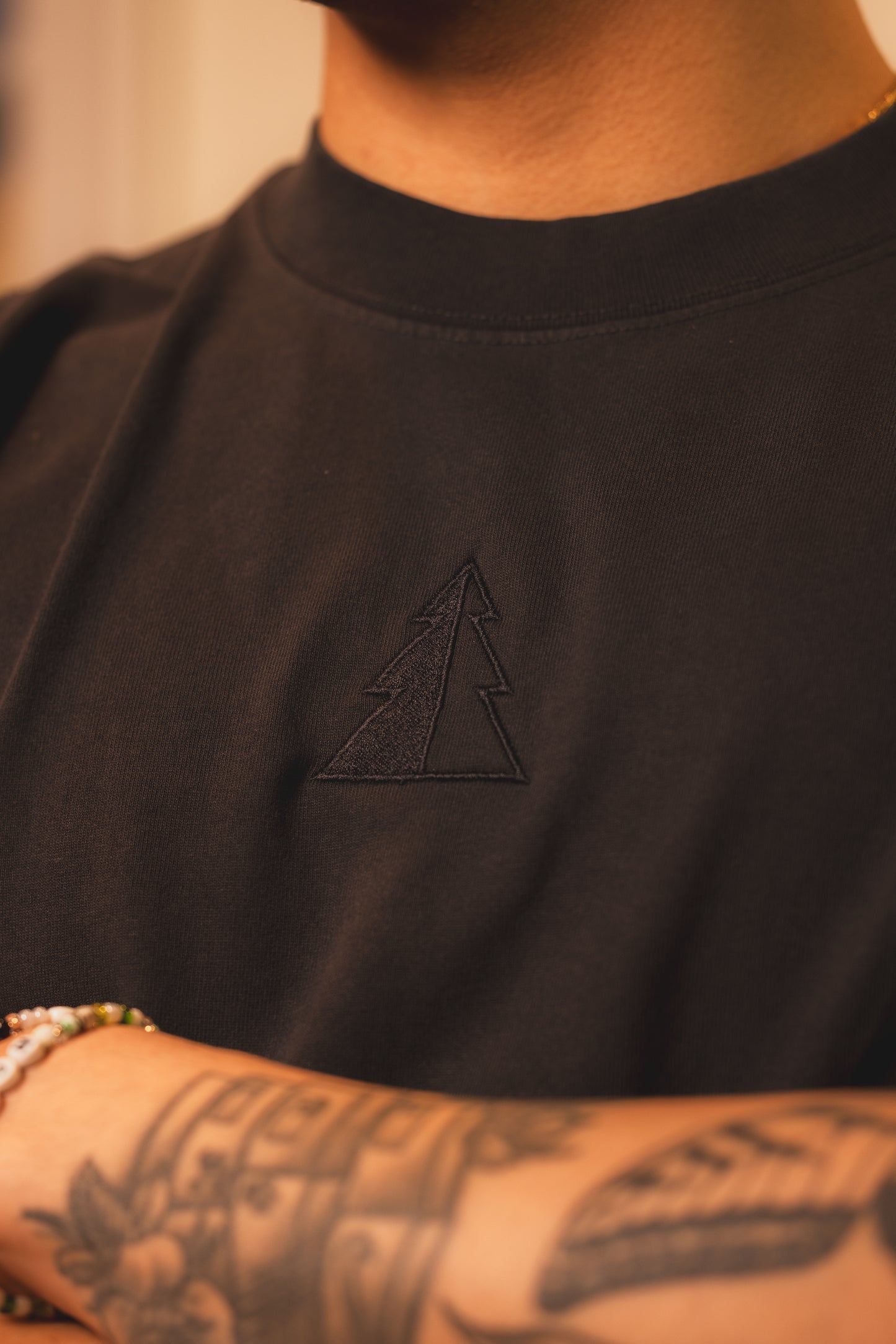 Camp Beer Oversized Embroidered T-Shirt