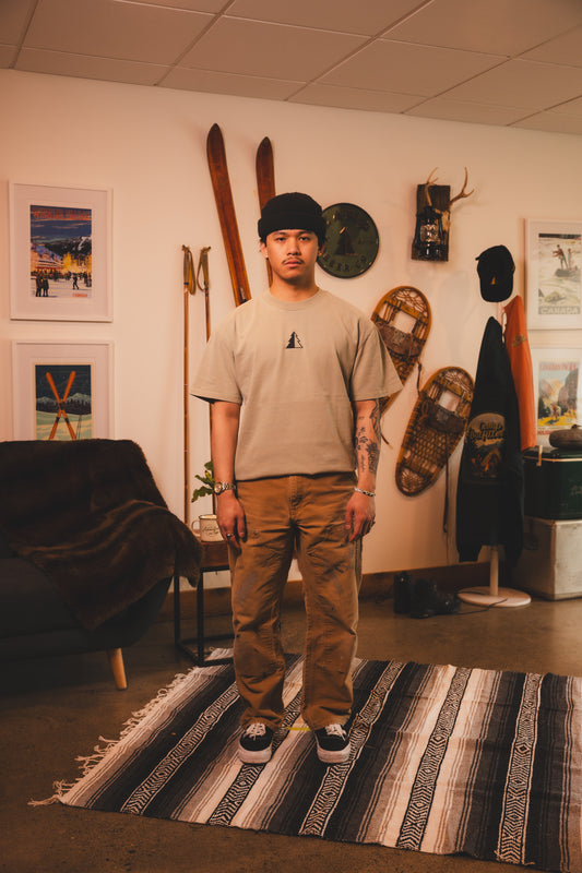 Camp Beer Oversized Embroidered T-Shirt